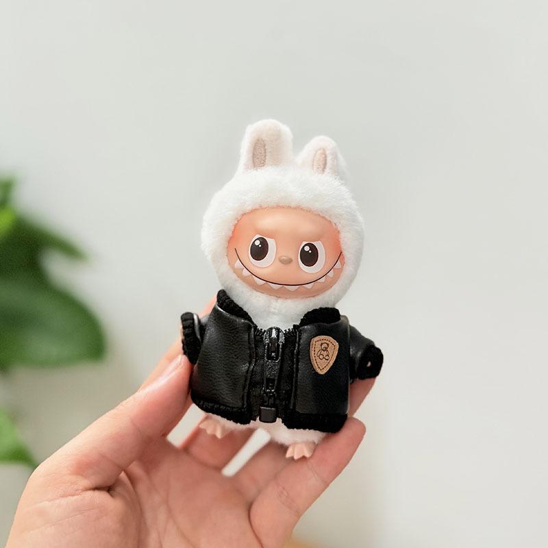 Mini Version 4.0 Vinyl Face Plush Blind Box Doll Clothes Christmas Set Small Nose Gaga Heart Bottom Password