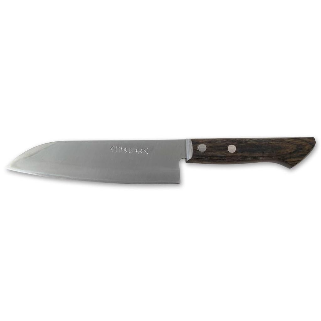 Nóż Santoku Matsubara NEO Dwustronny, Stal Super Niebieska, 150mm, Wyprodukowano w Japonii