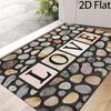 1pc Luxury Stone Cobblestone Non-Slip Absorbent Rug Suitable for Entrance, Bathroom, Kitchen, Bedroom Mat with Cobblestone Pattern, Machine Washable S