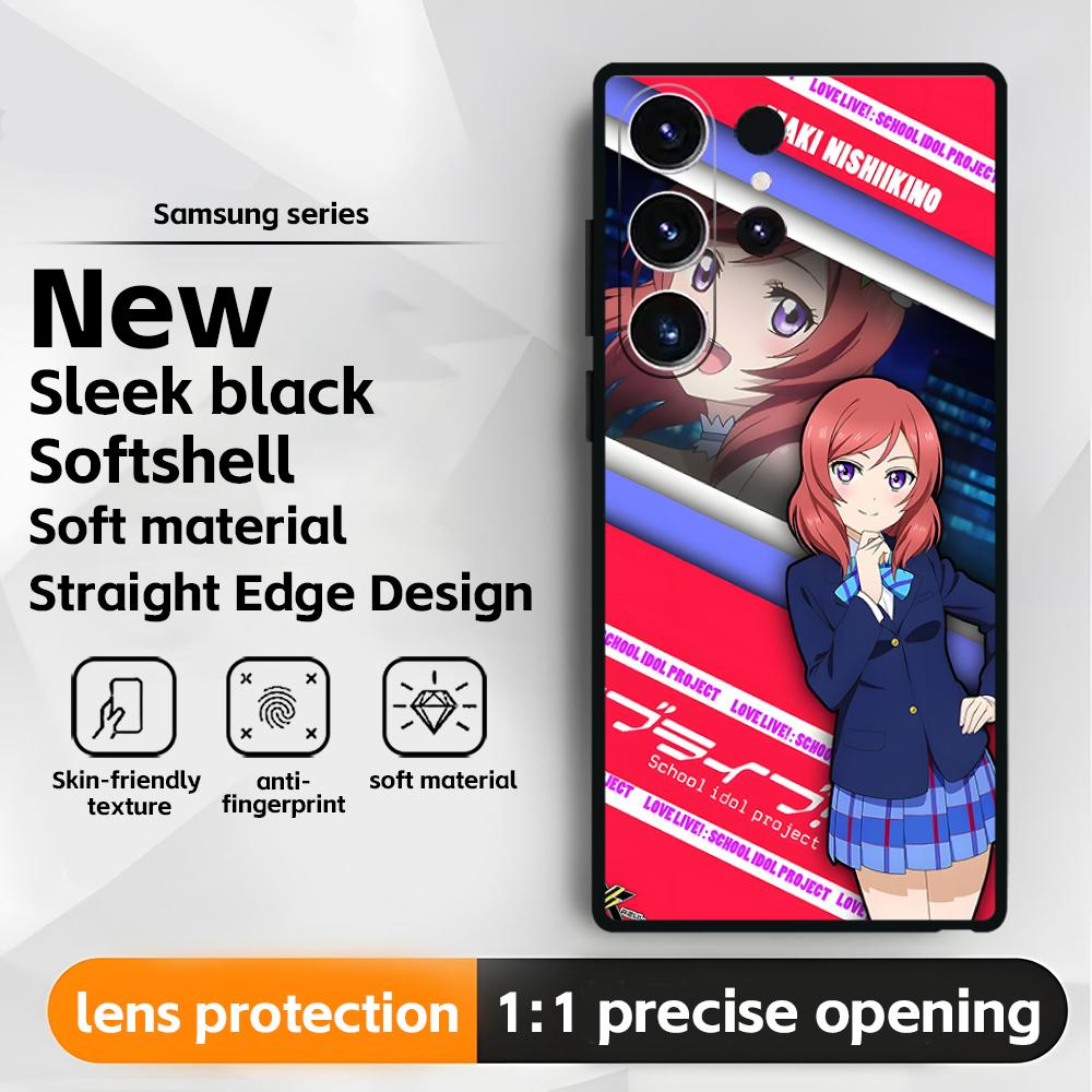 Love Live! School Idol Project  Phone Case For Samsung Galaxy S25 S24 S23 S22 S21 S20 Plus Ultra Note20 Soft Black