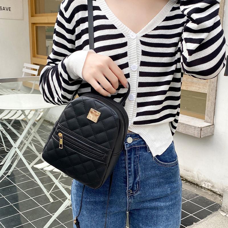 Sac à Dos Femme En Faux Cuir - Multifonction Sac à Main & Bandoulière - Style Tendance