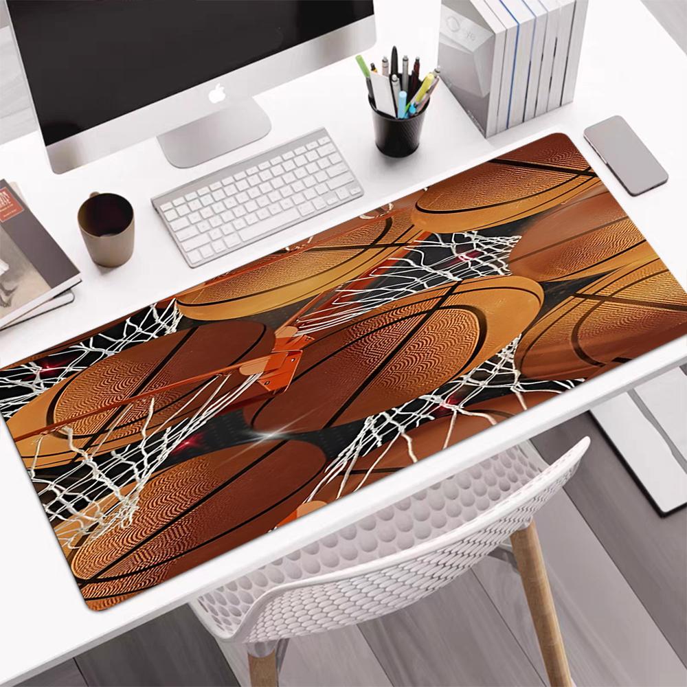 Basketball Theme Mouse Pad, Non Slip Rubber Base, Multifunctional Office & Home Decor, Perfect for Workspace Personalization.
