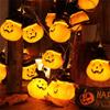 Halloween Classic Pumpkin Lantern Festival Party Atmosphere Decorative Lamp 10/20/40LED Fun and Wonderful Night