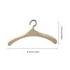 5pcs 1:12 Dollhouse Miniature Wood Clothes Hanger Model Coat Hanger Pretend Play Furniture Decoration DIY Accessories