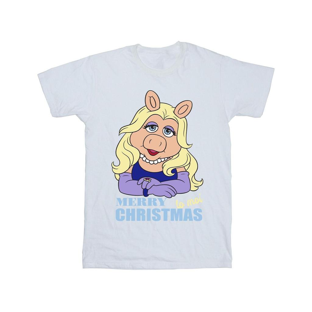 Disney Mädchen Muppets Miss Piggy Queen of Holidays Baumwoll-T-Shirt