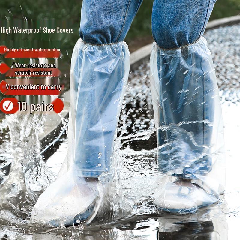 JAJALIN Disposable Waterproof Shoe & Foot Covers