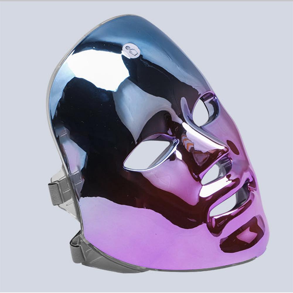 7-Color LED Photon Face Mask USB Rechargeable for Skin Rejuvenation and Radiance