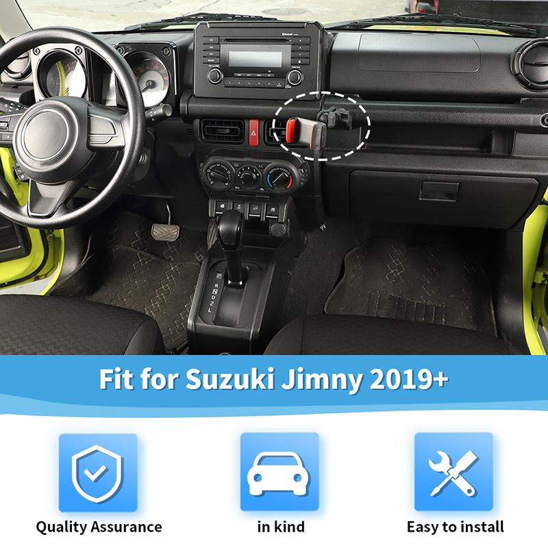 Car Co-pilot Handle Expand Phone Holder Mobile Phone Bracket GPS Phone Stand Bracket  Fit For Suzuki Jimny 2019 Up Car Interior Accessories