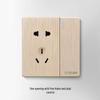 STOSIBN Gold Three-Gang Single Control Switch Panel