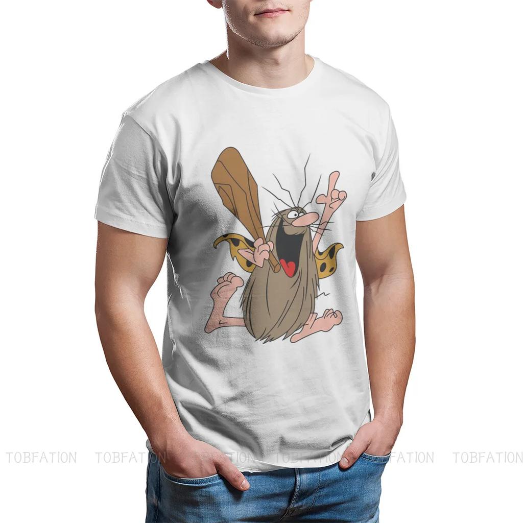 Klasické tričko s kreslenou postavičkou Captain Caveman Cavey z 80. let Hanna Barbera Grafická trička Letní Dámská Pánská Módní Bavlněná Trička Topy