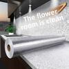 Fireproof High Temperature Resistant Cabinet Waterproof Moisture-proof Self-adhesive Wallpaper Tinfoil Aluminum Foil Ugly Artifact