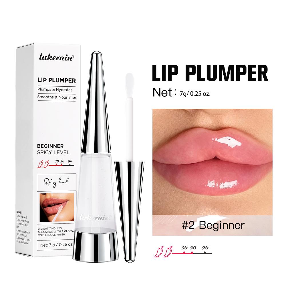 Lipvergroterende Lipolie Directe Vergroter & High-Gloss Gloss Niet-Droog Niet-Vet Langdurig Hydraterende Lipverzorging Vloeibare Make-up pink
