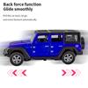 1/36 Scale Alloy JEEPS Wrangler Car Model Simulation Off-road Vehicle Pull Back Car Decoration Ornaments Collection Toys For Children