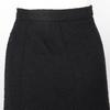CHANEL Pleated skirt skirt P09451V05945 97A black wool/Nylon Women Used