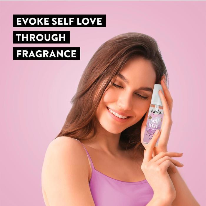 Tělový sprej - IMPULSE - Sebeláska - 150 ml - 3 ks - Růže a Cedr