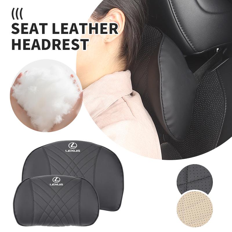 CKU5 Car Seat Headrest Lumbar Support Neck Pillow Cushion Backrest For Lexus CT200h ES250 ES300h IS250 IS200 GS300 GS460 GX470