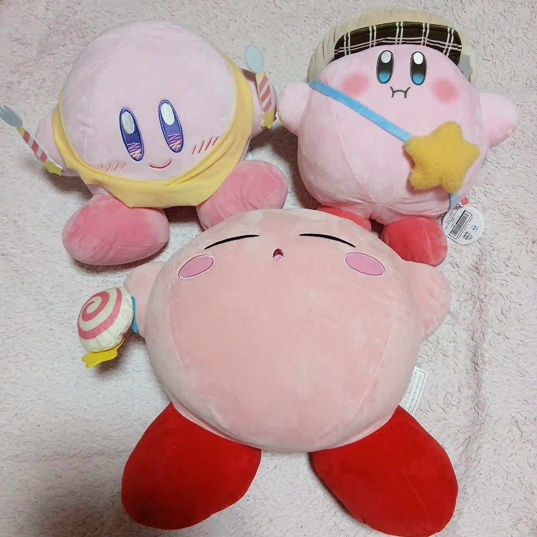 Kirby stuffed toy set 3 pieces