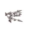 16G Stainless Steel Multi-Purpose Piercing: Ear, Tongue, Nipple - Sharp Cone Design
