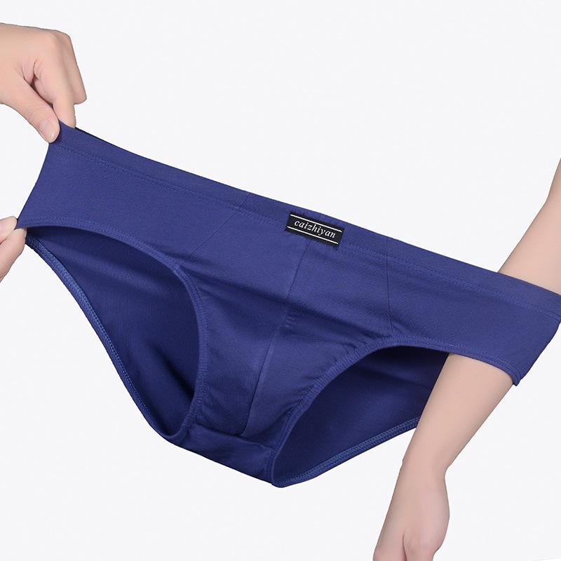 Premium Pure Cotton Men's Plus Size Briefs - Breathable, Sweat-Absorbent for Middle-Aged and Elderly