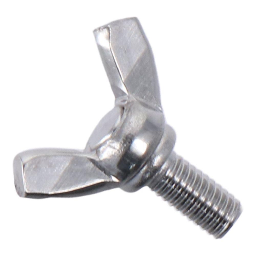 5PCS Metric Bolts M5x10mm Machine Screw 304 Stainless Steel Silver Tone Wing Bolts Thumb Screws