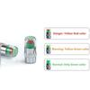 4 stücke Auto Reifendruckmesser Anzeige Alarm Monitor Ventil Kappe Sensor Reifendruck Monitor Erkennung
