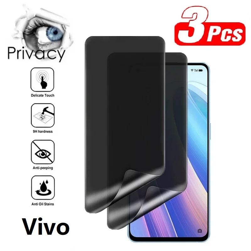 3 Pçs Filme De Hidrogel De Privacidade Para Vivo V21 V21e 4g 5g V27e Protetores De Tela Anti-espião Para Vivo V21s V23 V23e V20 V25 Pro 2021