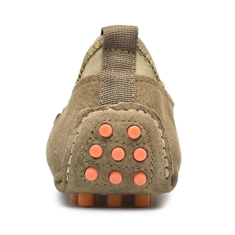 Men's Le Fu Shoes Luxury 2025 New Suede Casual Boat Shoes Driving Shoe Soft Leather Shoe Zapatos Brand Promotion Flat Shoes