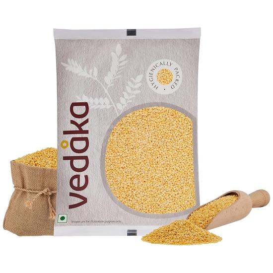 Vedaka Popular Unpolished Yellow Moong Dal | Naturally Rich In Protein | Naturally Cholesterol Free | 2 Kg