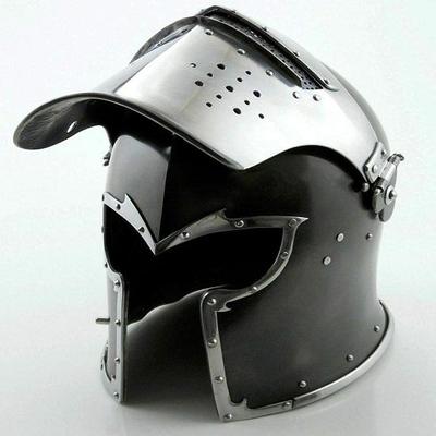 Medieval Knight Barbate Helmet Armor Helmet Roman Knight Helmets with Inner Lining X-Man Helmet