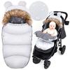Baby Sleeping Bag for Stroller, Sled, Gondola, Winter, Warm Fur