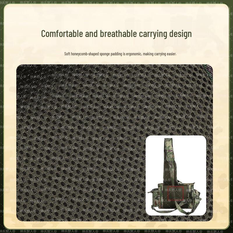 Versatile Waterproof Fishing Tackle Bag (Waist/Shoulder/Crossbody)