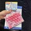Cute Cherry Themed Fidget Keyboard Toy Stress Relief Lovely Cartoon Prints For Relaxation Office Leisure Teen Gifts