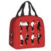 Custom Vintage Film Quentin Tarantino Lunch Box Pulp Fiction Kill Bill Thermal Cooler Food Insulated Lunch Bag Portable Tote Bag