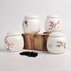 Mini Ceramics Tea Caddy Tieguanyin Tea Storage Tank Travel Portable Sealed Tea Jar Coffee Container Household Storage Tanks