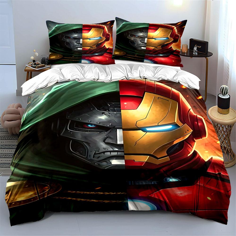 "Dual Heroes Clash Elegance" Bedding sets Duvet covers Pillowcases(1* Duvet Cover 2* Pillowcases without duvet insert)