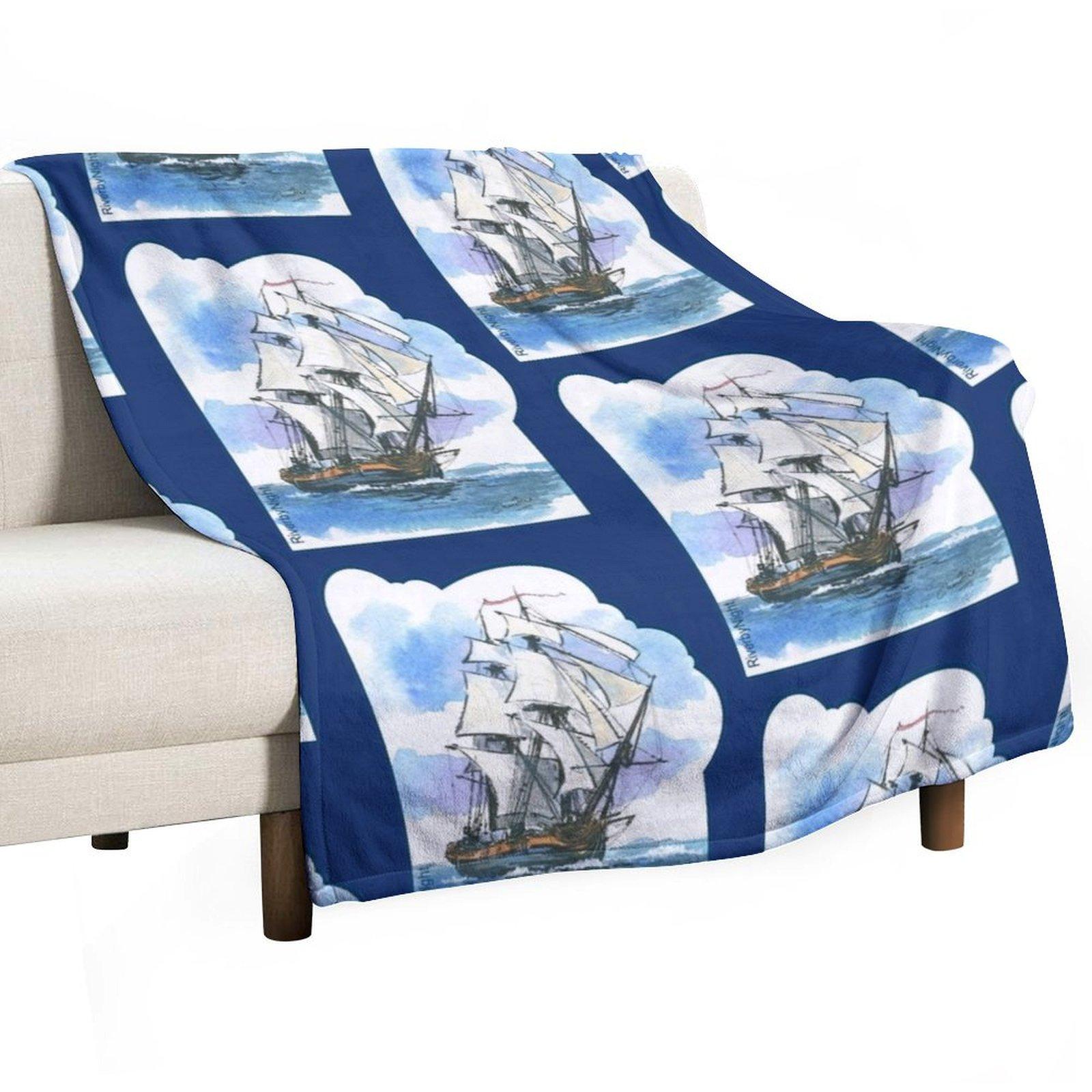 045 - HMS Surprise Плед для бросания Нап Рождественские подарки Одеяла для кровати Мягкие одеяла 30x40in