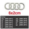 Per R44 Emblema Volante Auto in Lega Adesivo Sostitutivo A6 A6L A3 A4L A5 A7 A8L A1 Q6 Q7 Q8 TT S5 S7 S8 RS7 RS6 Decalcomanie Laterali TY7s8