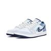 Jordan Air Jordan 1 Blue And White Porcelain Low Top Vintage Basketball Shoes Unisex White Blue IH0648-141(Team1474-)