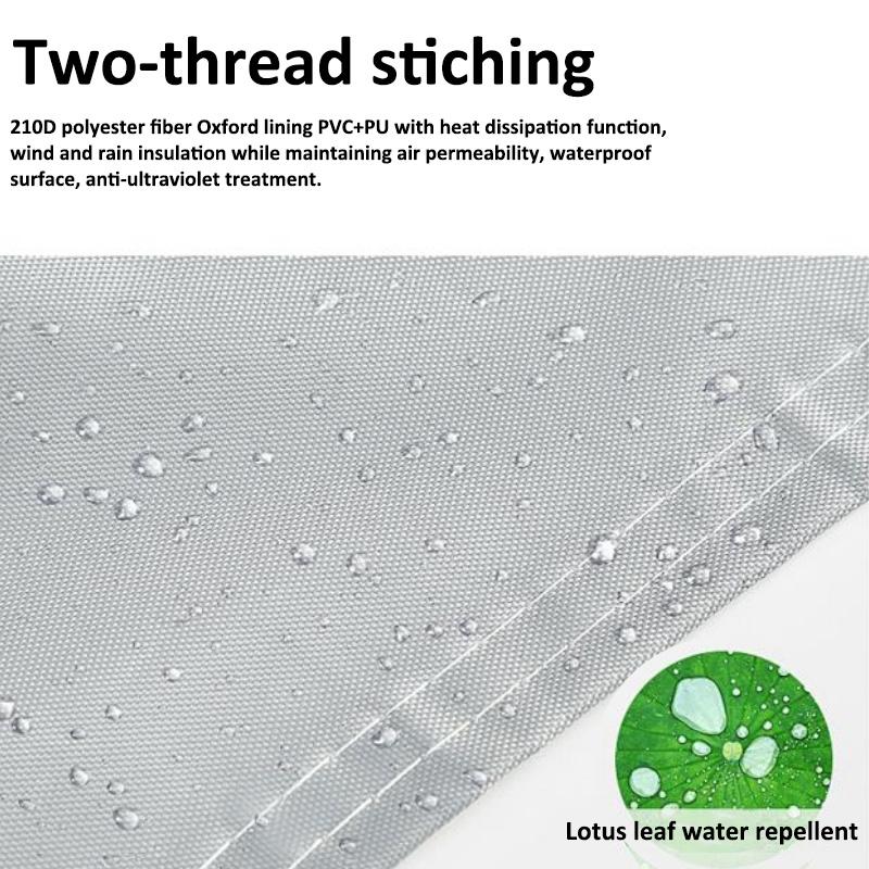 Waterproof Mountain Bike Bicycle Rain Cover Heavy Duty UV Dust Cycle Protection Black