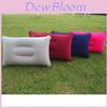 Lightweight Inflatable Pvc Camping Pillow Plush Soft Rectangular Travel Cushion