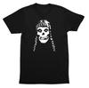 Misfits Crimson Ghost Skull with Braids USA Flag Bandana Punk Rock SHIRT