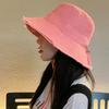 Women Summer Wide Brim Sunshade Bucket Hat Soft Tassel Brimmed Foldable Fisherman Caps Lady Girl Outdoor Beach Travel Sun Protection Hats