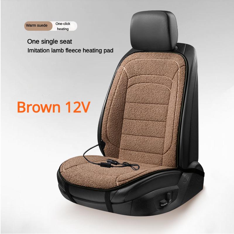 Capa de assento de carro aquecida Almofada de aquecimento de carro Assentos aquecidos de inverno Aquecedor de assento de carro 12V Almofada de assento para costas e assento