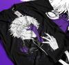 Unisex Horror Manga Creepy Girl T-Shirt, Dark Anime Gothic T-Shirt, Manga Gothic T-Shirt Inactive
