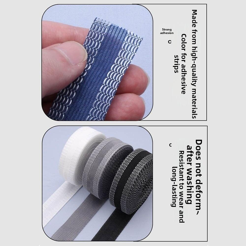 1-5m Iron On Hem Tape Washable Fabric Fusing Tape Multifunctional Trouser Edge Paste  Jeans Hemming