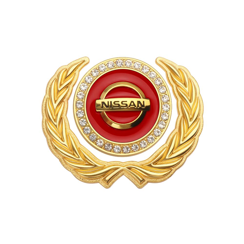 Wskpa9 3D Metall Karosserie Kofferraum Dekoration Abzeichen Aufkleber Auto Zubehör Für Nissan Nismo X-Trail 1 2 Qashqai Teana Skyline Altima Note GTR