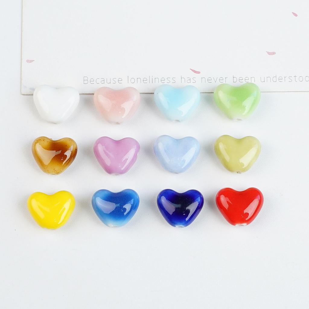 Love beads loose beads accessories ceramic bracelets handmade DIY material manufacturers