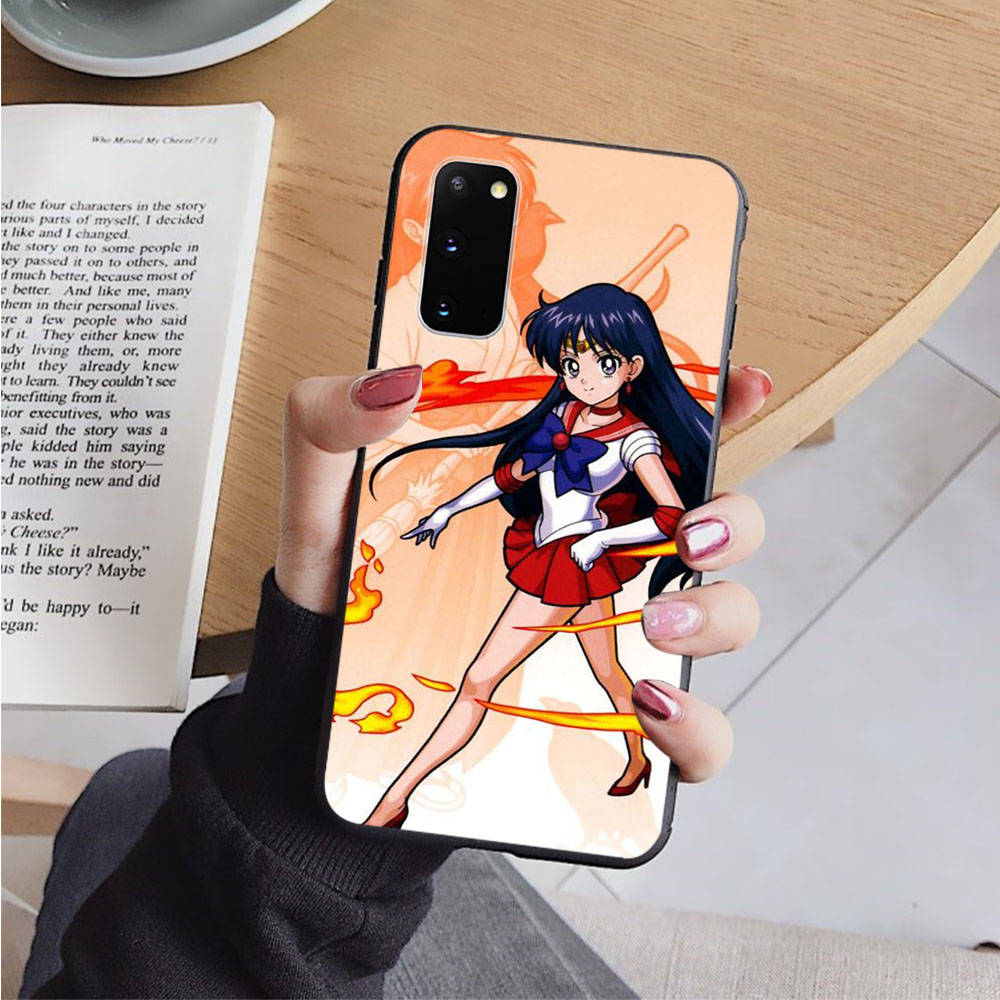 

Чехол AD83 Sailor Moon Girl Black для Samsung Note 20 Lite S24 Ultra S23 S22 A05 A06 A11 A71 A15 A16 A13 A24 A25 A33 A52 A53 M55 M35 Sofe Cover Samsung S24 FE гагат