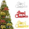 10pcs Decorative Christmas Letter Sign Pendant Hanging Merry Christmas Letter Ornament  Window