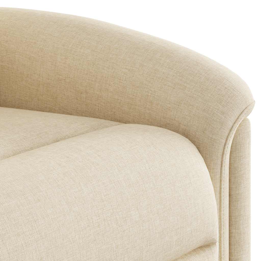 Recliner with Lift Assist Cream Fabric